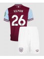 Otroške Nogometnih dresov West Ham United Max Kilman #26 Domači 2024-25 Kratki rokavi (+ hlače)